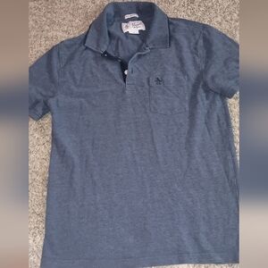Men's Penguin Polo Shirt Size Medium Color Blue Logo Heritage Slim Fit Preppy